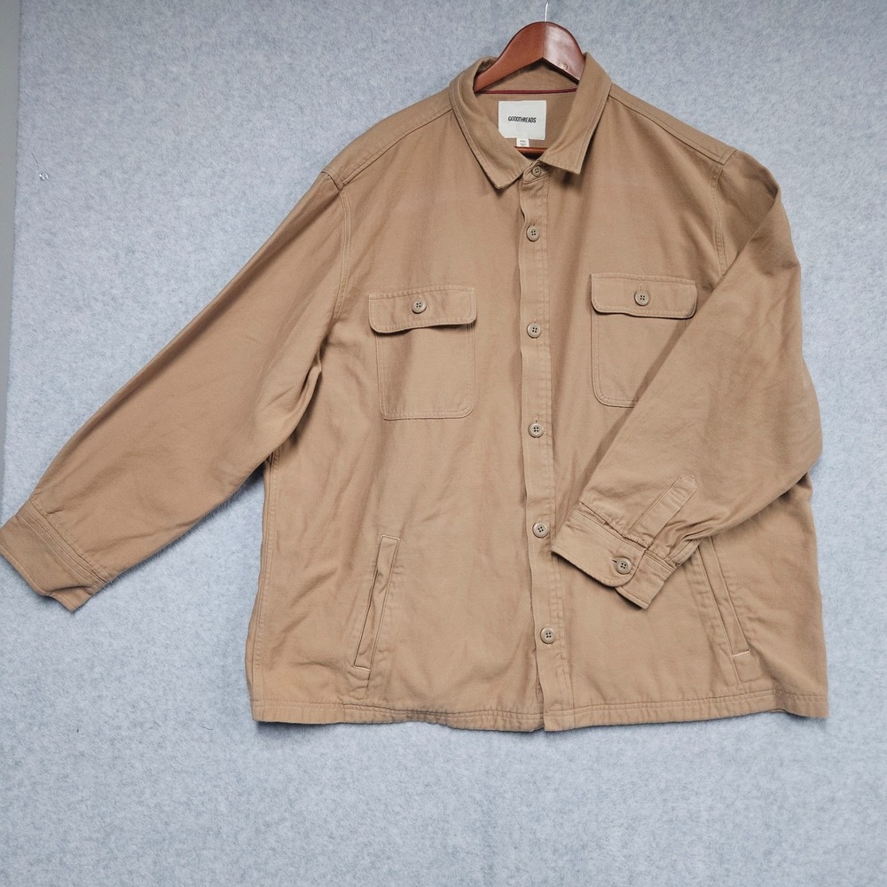 Goodthreads Men's Brown 3XL 4 Pocket Heavy Jacket